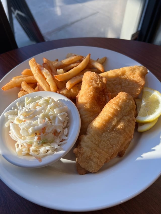 Ocean Perch Dinner.