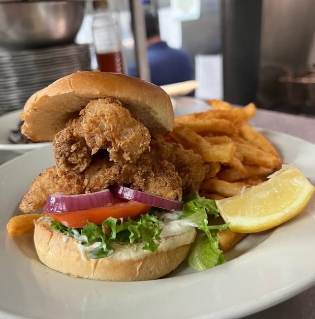 Ocean Perch Sandwich.