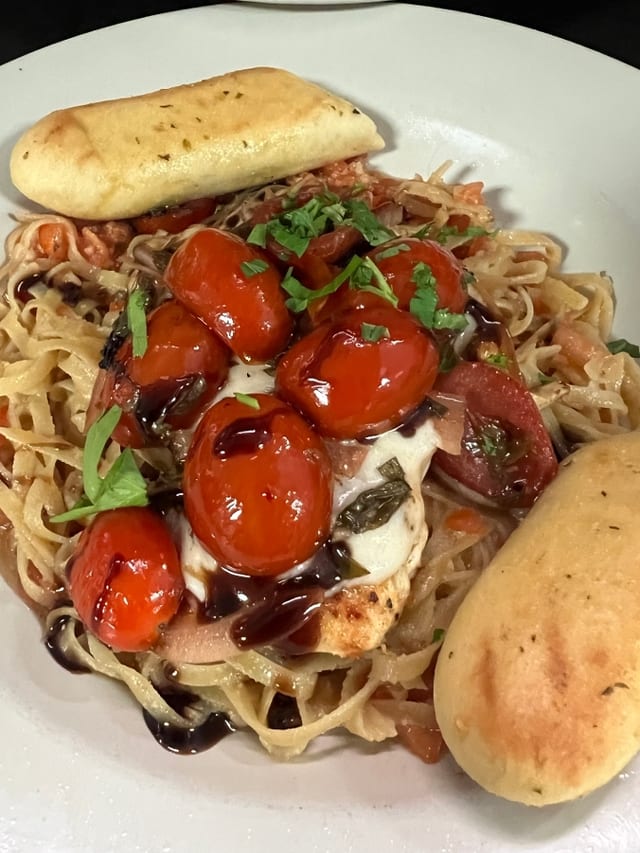 Chicken Caprese.