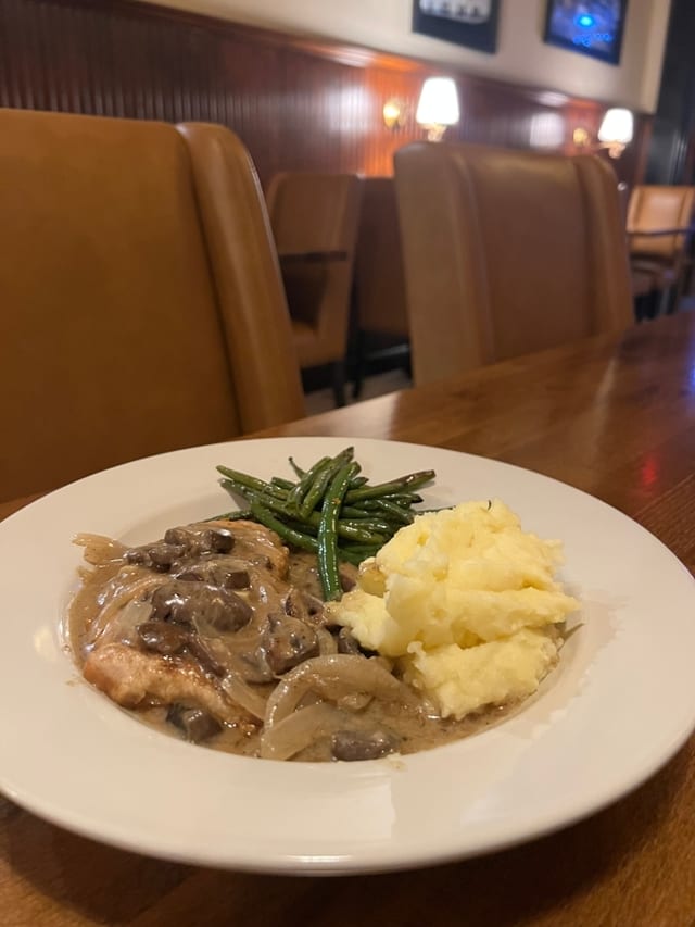 Chicken Marsala.