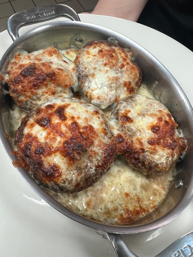 Sausage and Cheese Stuffed Mushrooms.