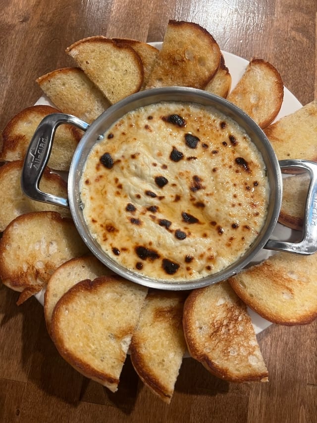 Hot Honey Goat Cheese Dip.