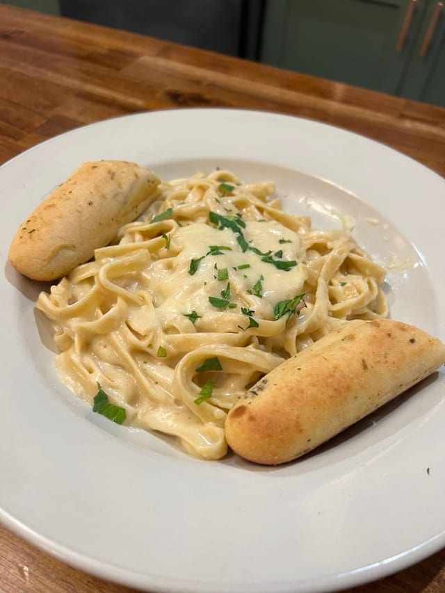 Fettuccine Alfredo.